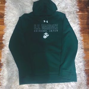 Super Thick Under Armor Marines Hoodie